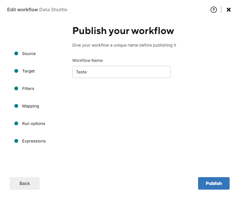 Datta Shuttle: Como Criar um Fluxo de Trabalho de Upload - TaskIT