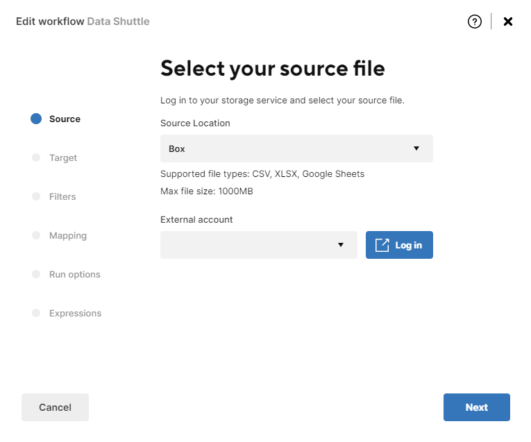 Datta Shuttle: Como Criar um Fluxo de Trabalho de Upload - TaskIT